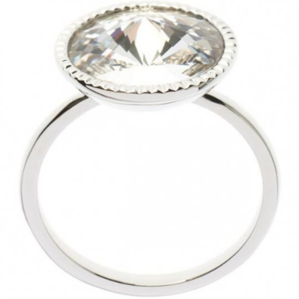 💕TED BAKER💕 Rada Rivoli Crystal Ring S/M - Picture 4 of 8
